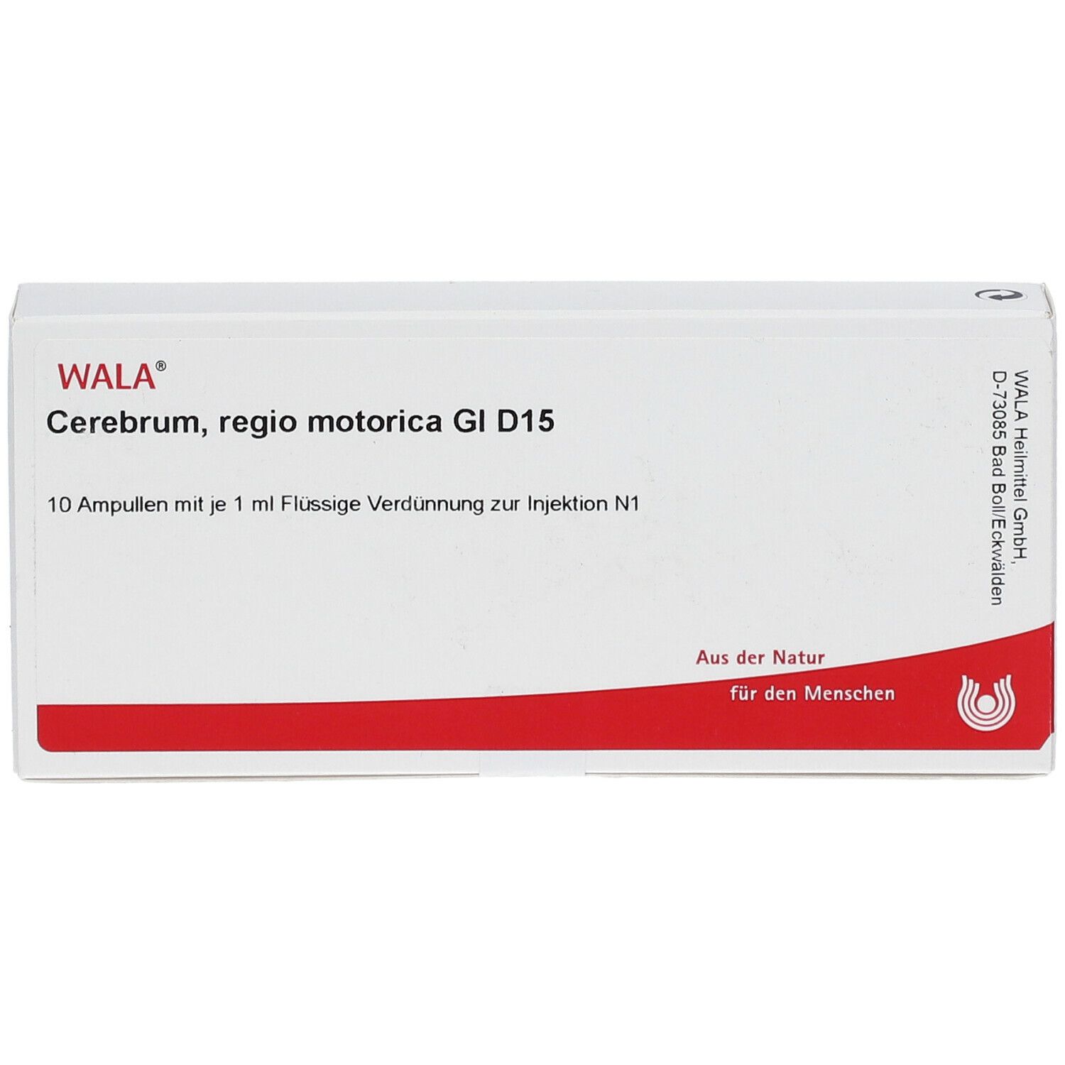 WALA® Cerebrum regio motorica Gl D 15