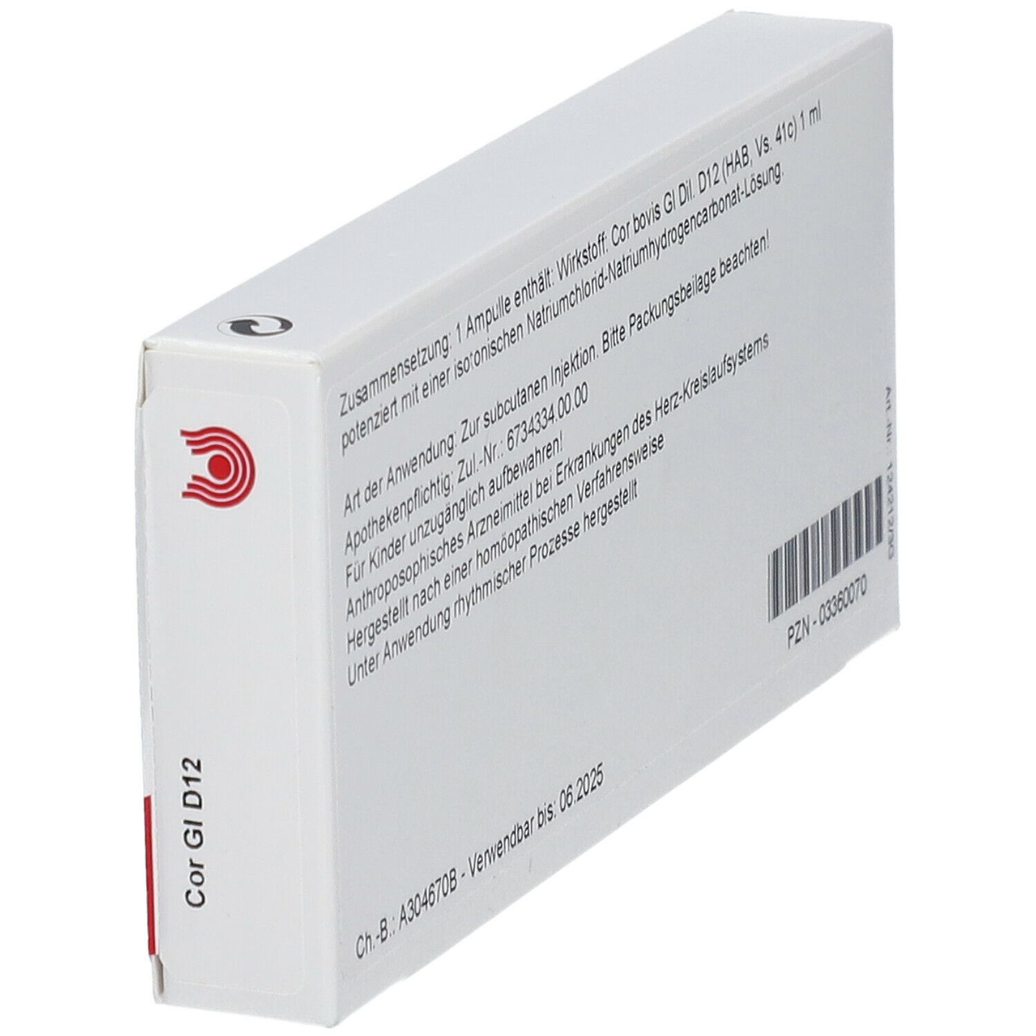 WALA® Cor Gl D 12 Ampullen