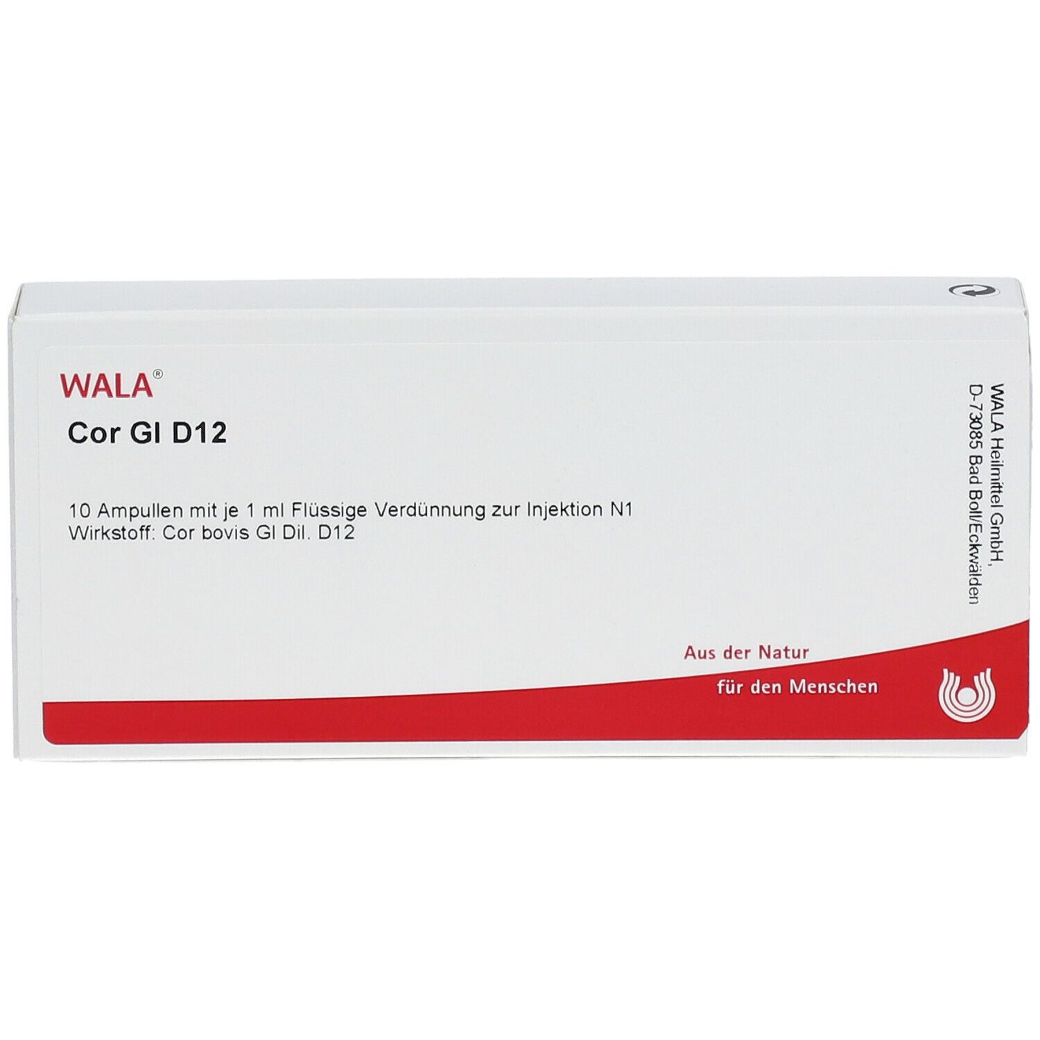 WALA® Cor Gl D 12 Ampullen