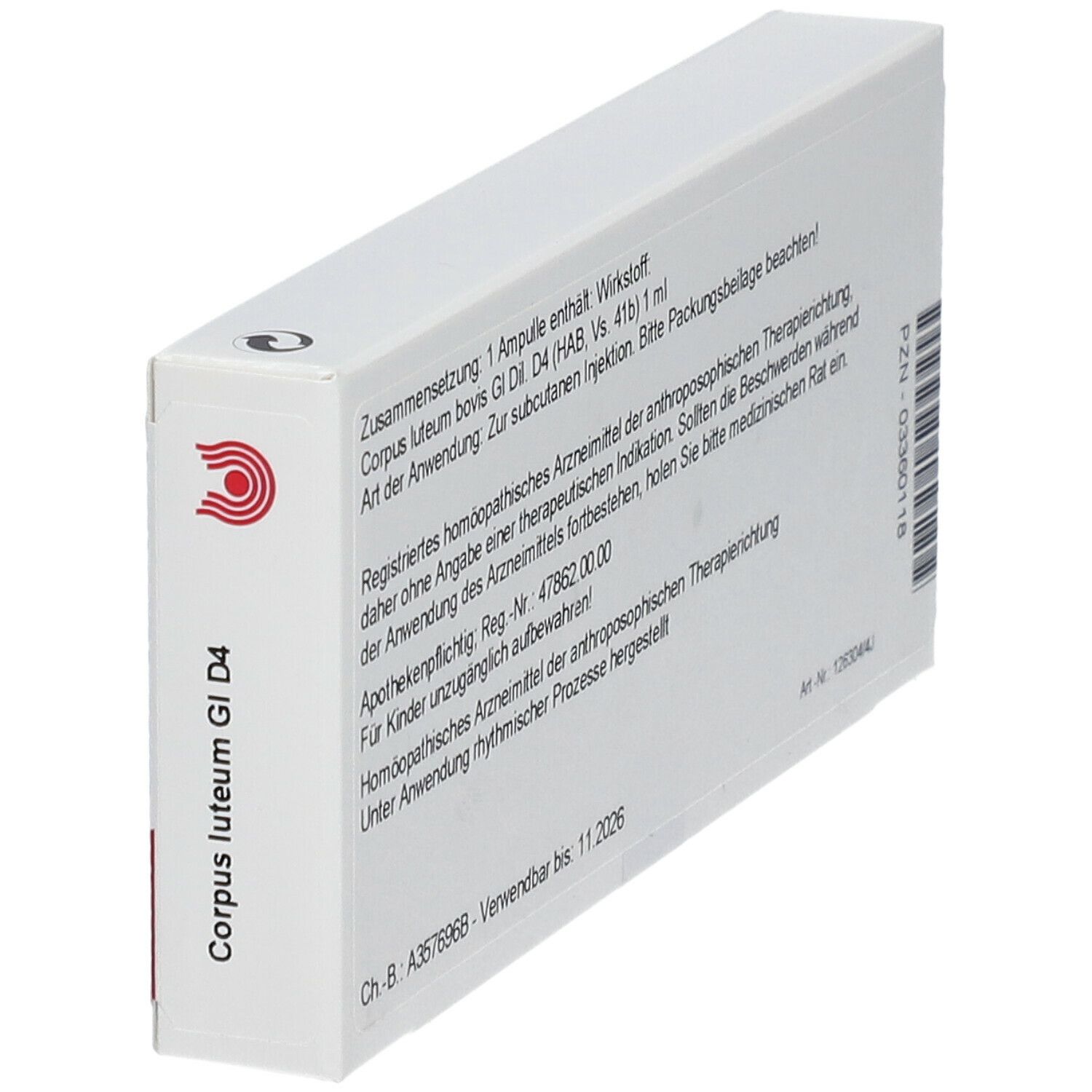 WALA® Corpus luteum Gl D 4