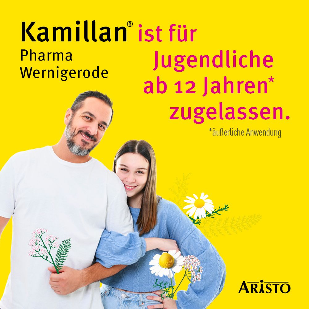 Kamillan® Pharma Wernigerode - Natürlich gegen Entzündungen der Haut- und Schleimhäute – Unterstützt die Wundheilung & lindert den Reiz