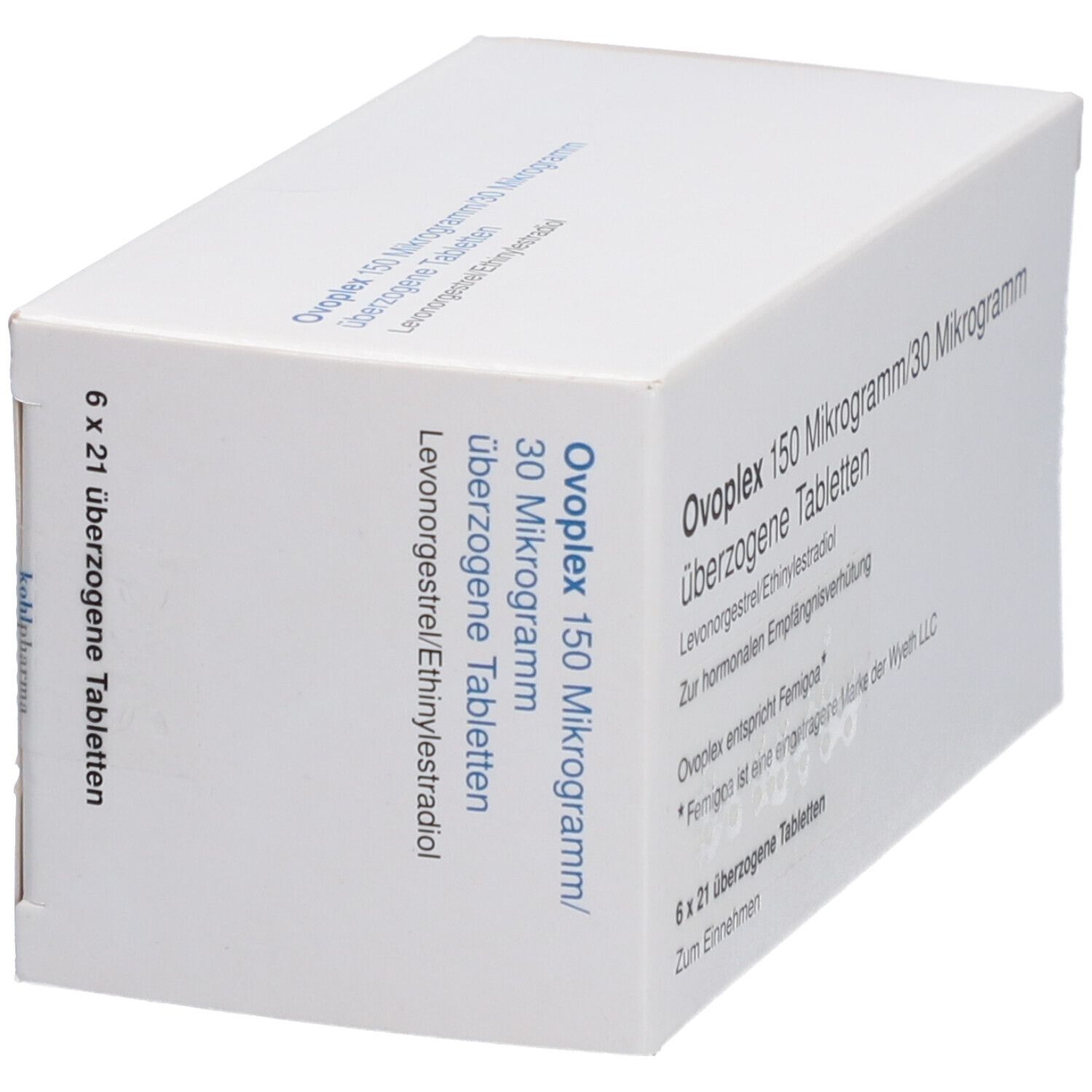 Ovoplex 30/150 überzogene Tabletten 3x21 St Überzogene