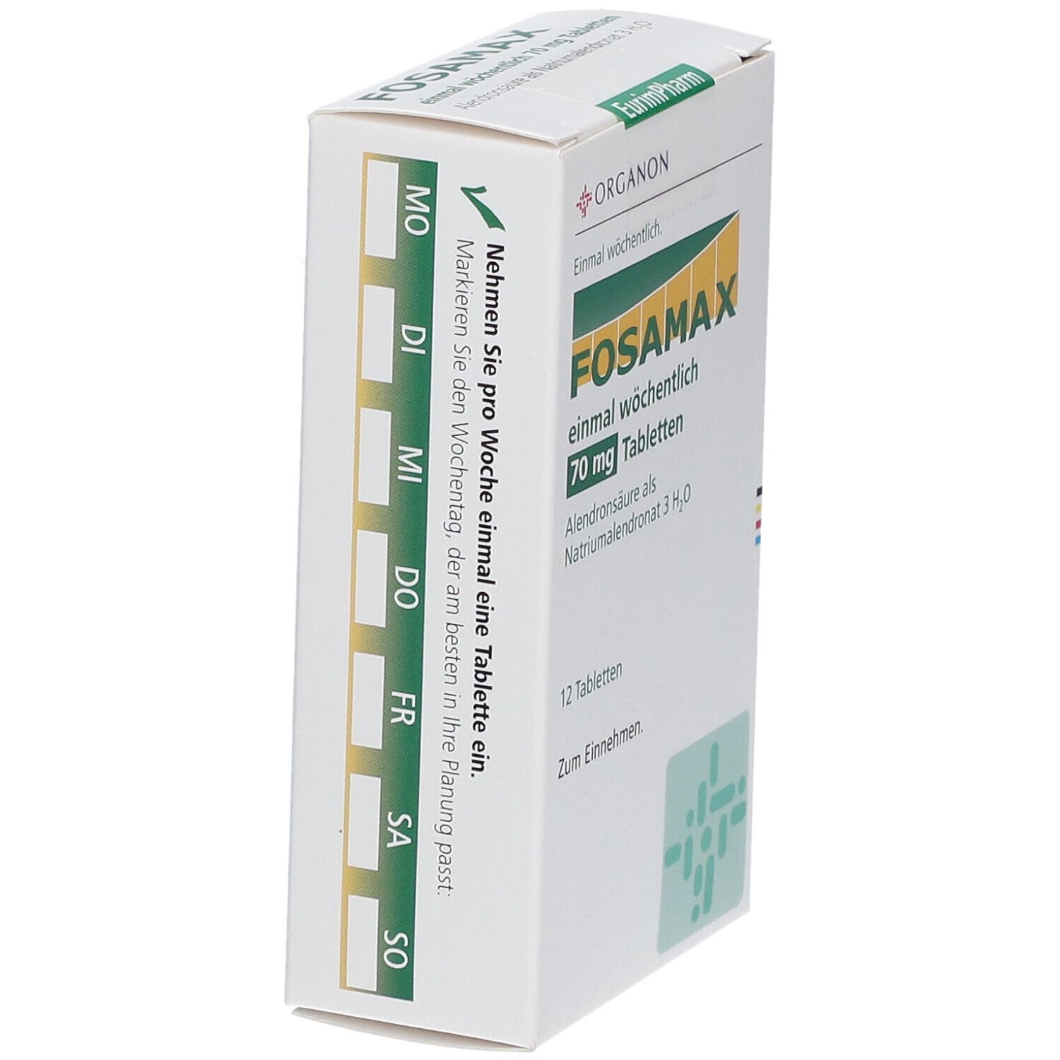 Fosamax 70 mg 1x wöchentlich Tabletten 12 St