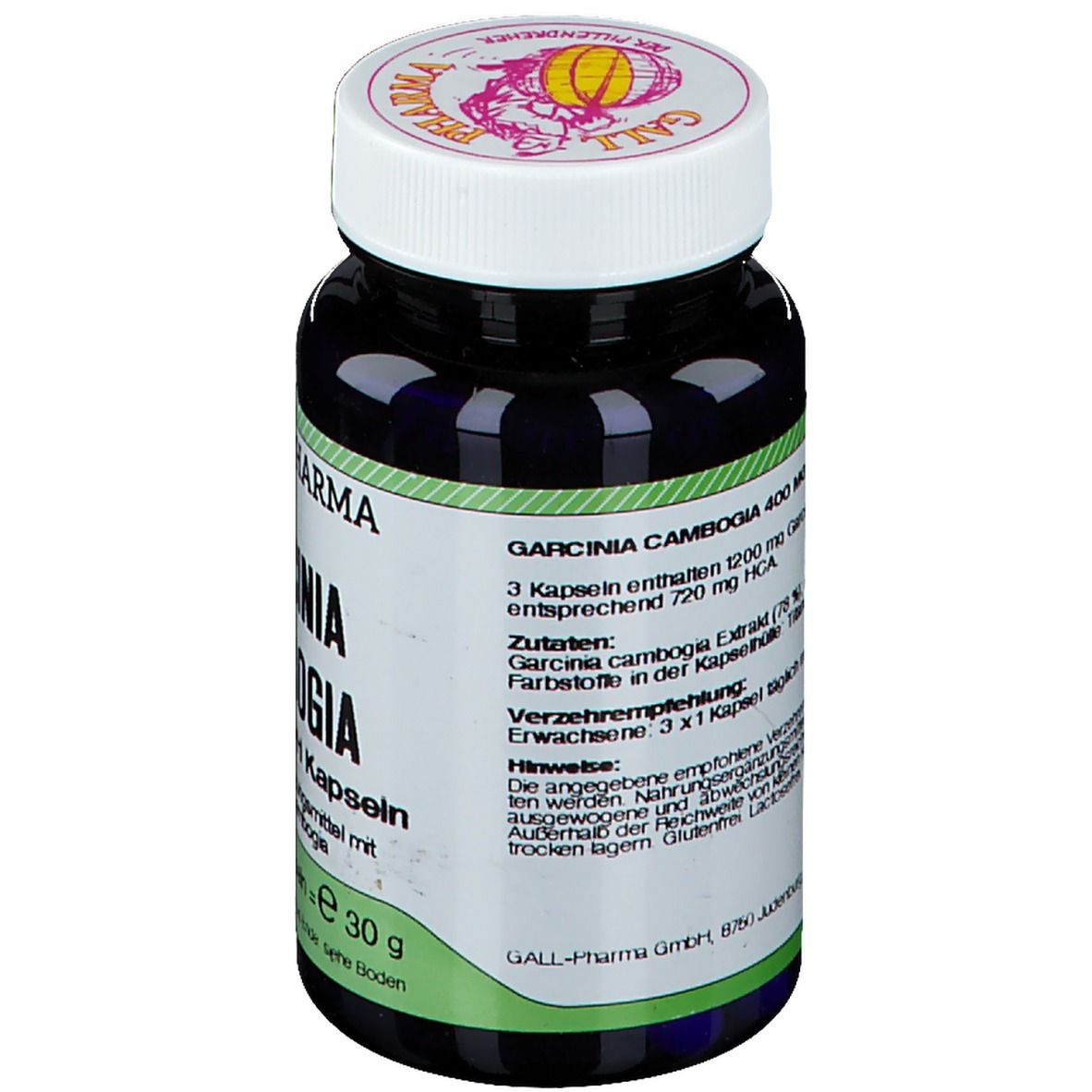 Garcinia Cambogia 400 mg GPH Kapseln 60 St