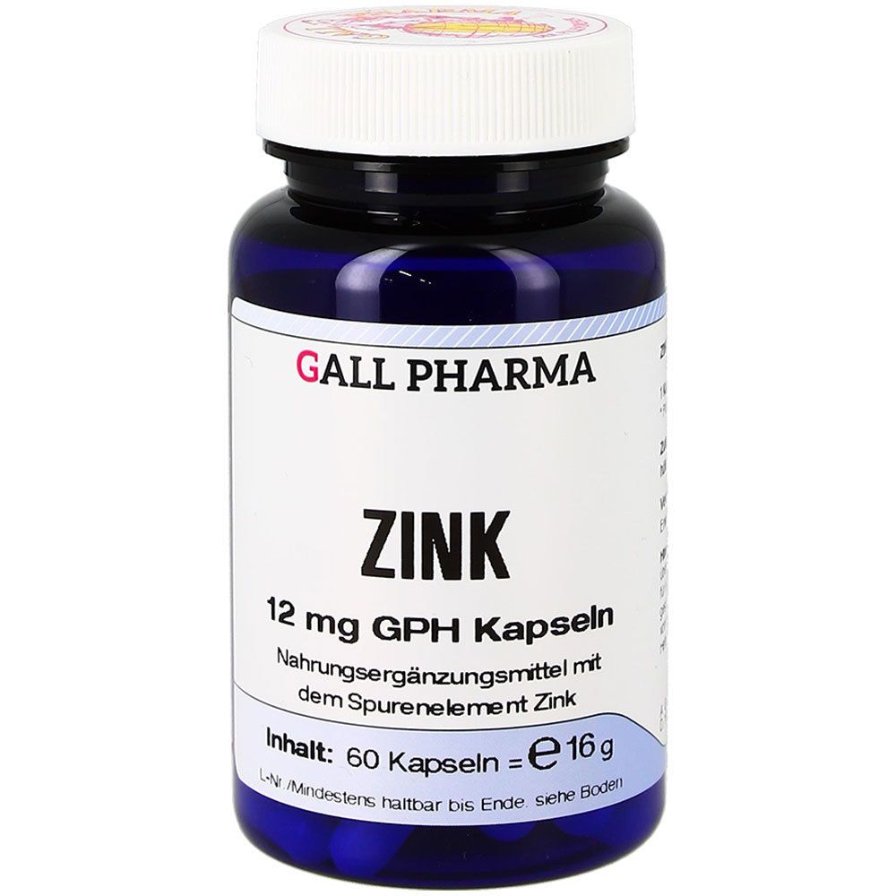 Gall Pharma Zink 12 mg GPH Kapseln