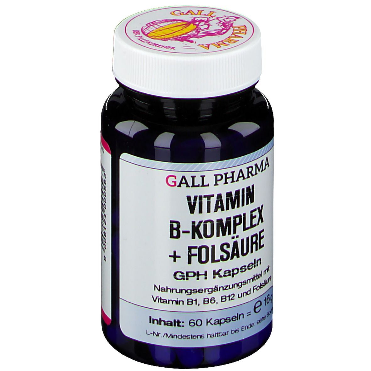 GALL PHARMA Vitamin B Komplex + Folsäure GPH Kapseln