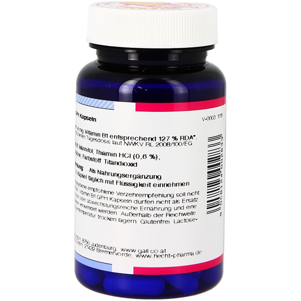 GALL PHARMA Vitamin B1 1,4 mg GPH Kapseln