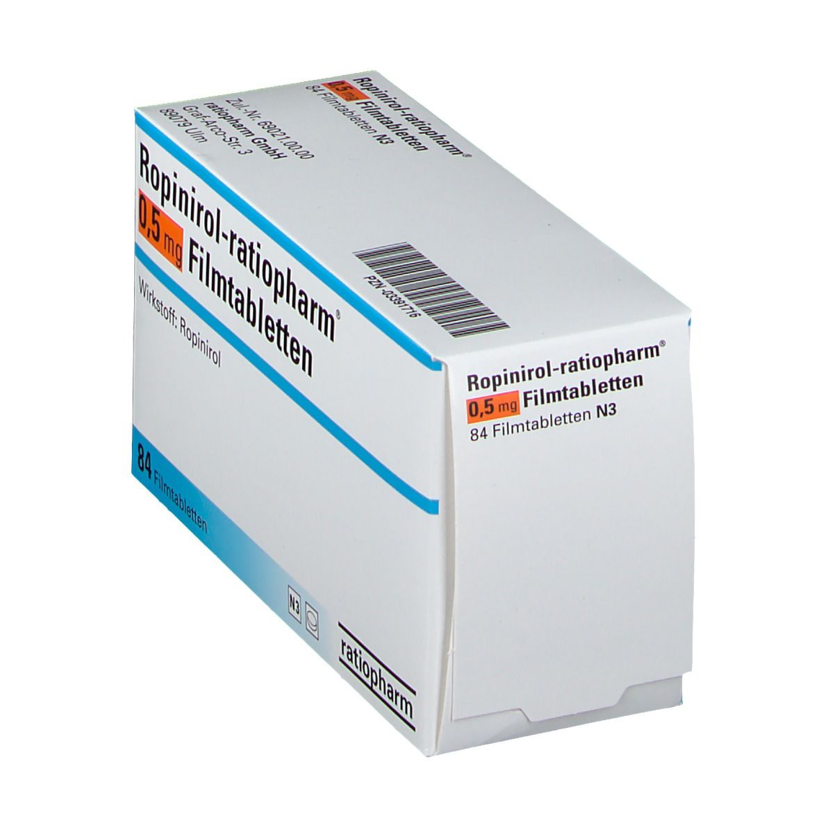 Ropinirol-ratiopharm® 0,5 mg