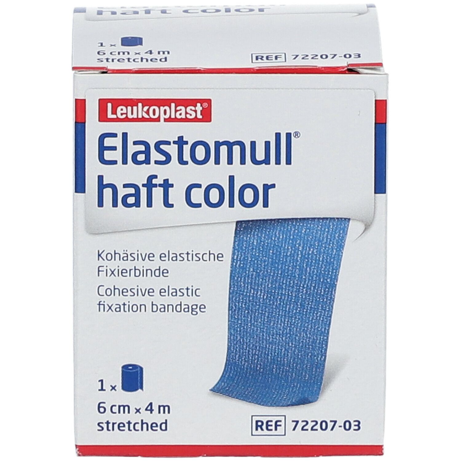 Elastomull® haft color 6 cm x 4 m blau