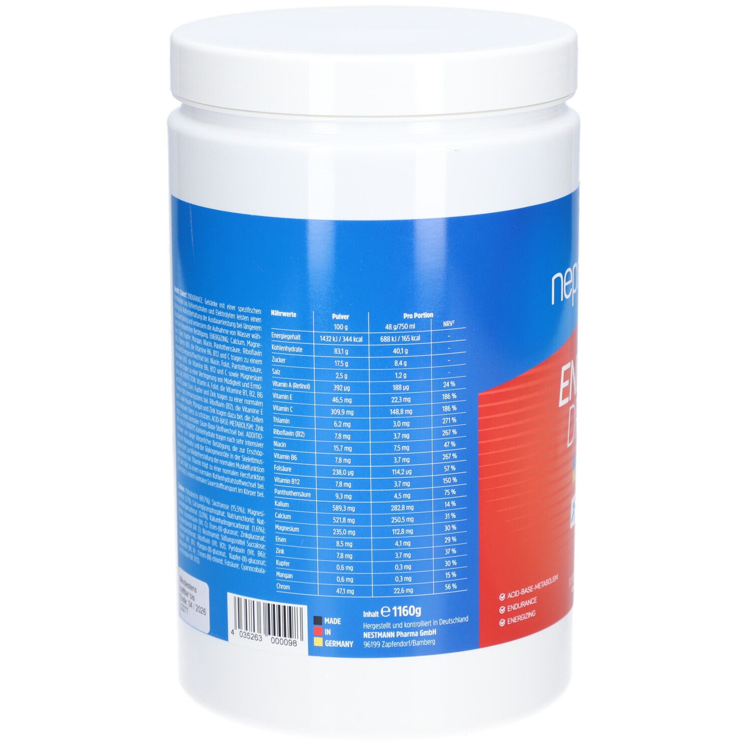 Neprosport Energy-Drink Pulver 1150 g