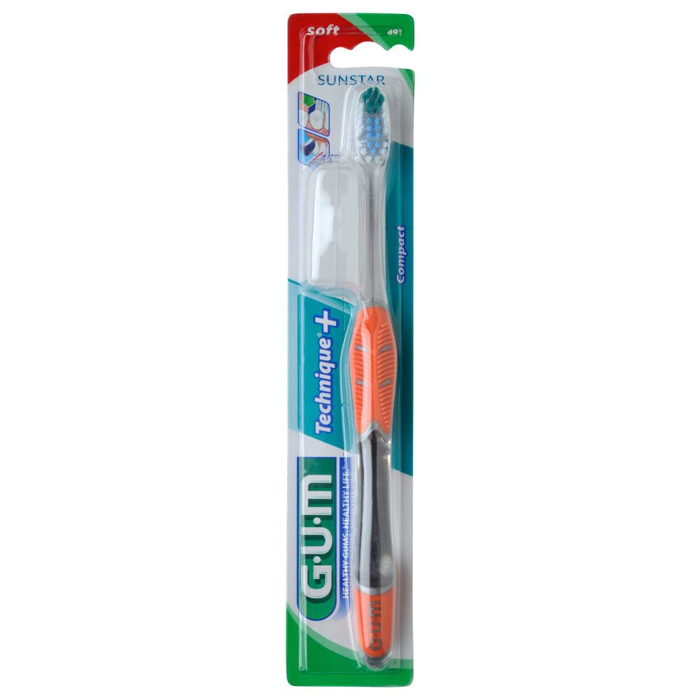 Gum® Technique® Zahnbürste 491 kompakt soft