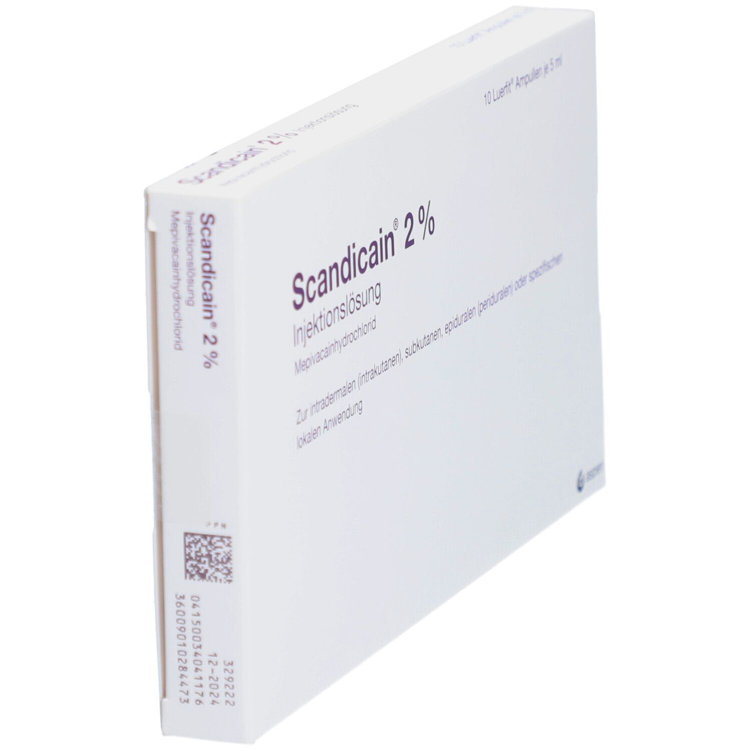 Scandicain 2% Luerfit Ampullen Injektionslösung 10x5 ml