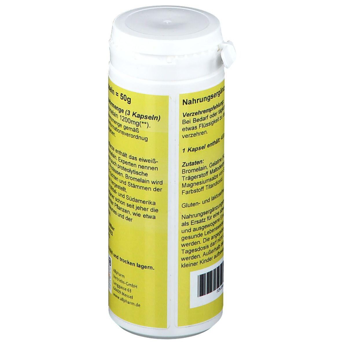 Bromelain Enzym Kapseln 100 St Shop Apotheke