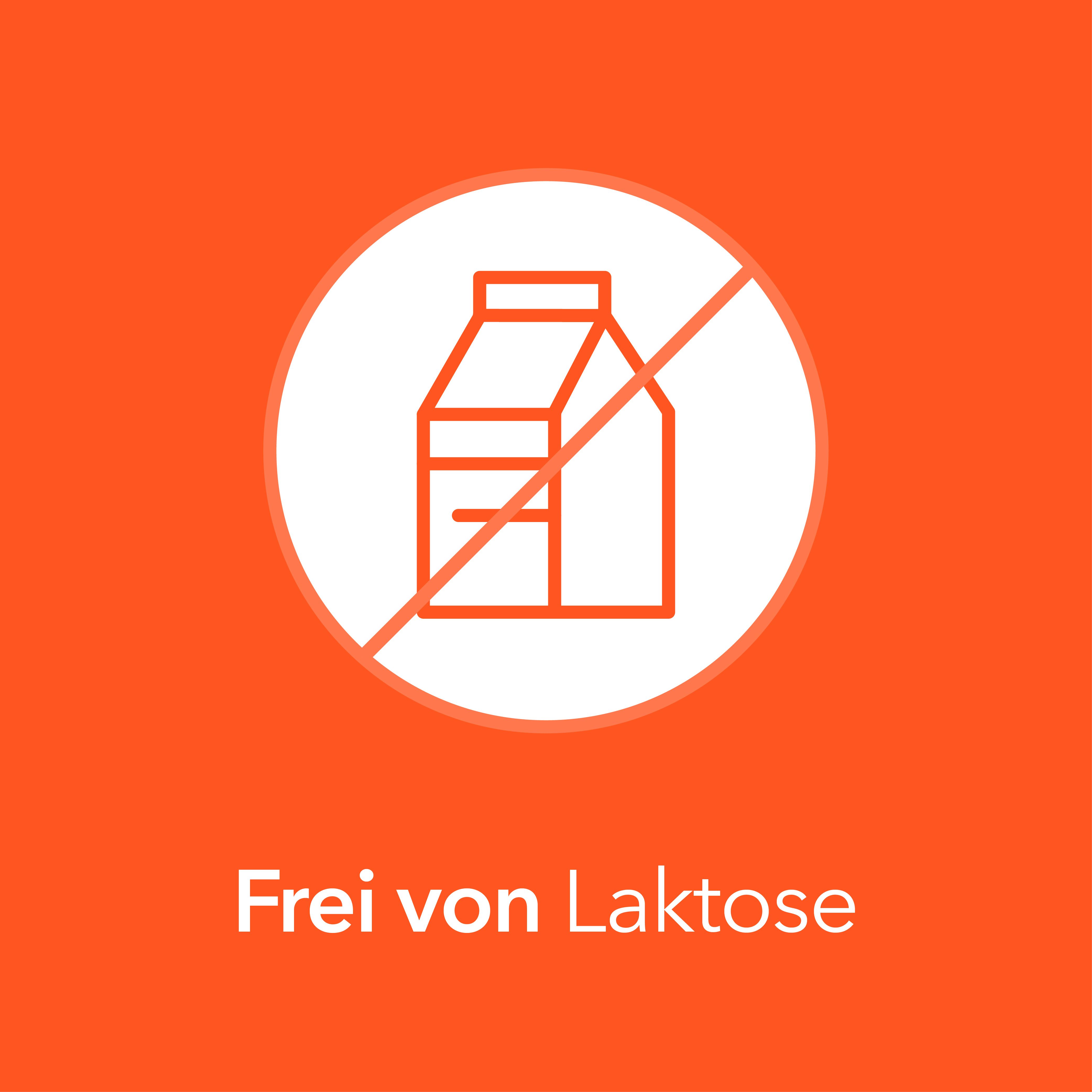 Symbol "Frei von Laktose".