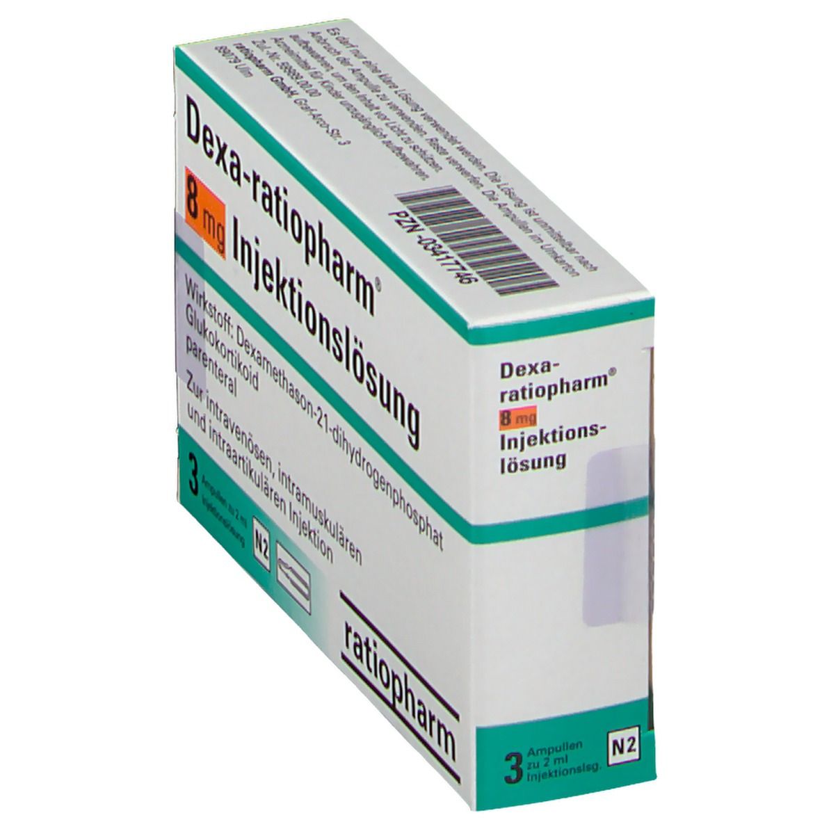 Dexa-Ratiopharm 8 mg Injektionslösung Ampullen 3 St