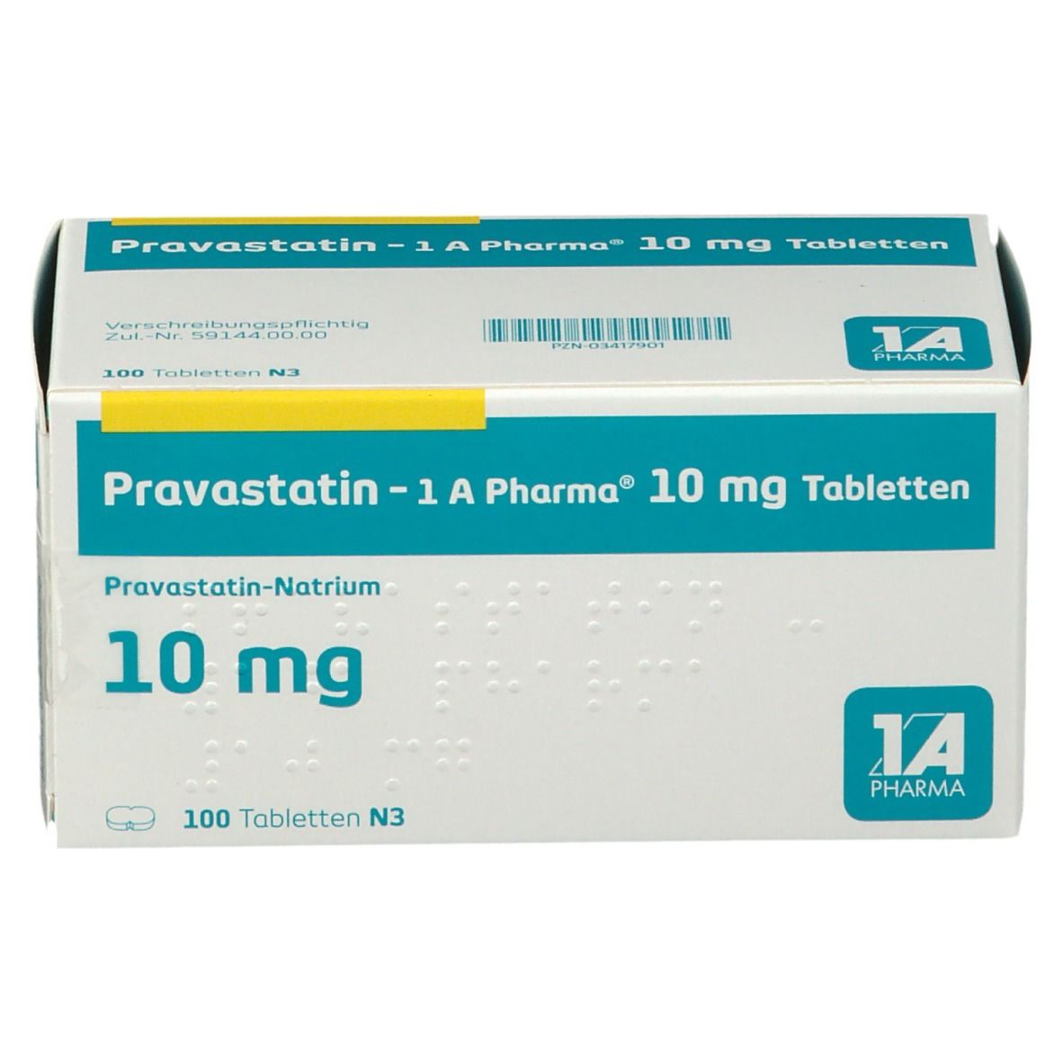 Pravastatin 1A Pharma® 10Mg