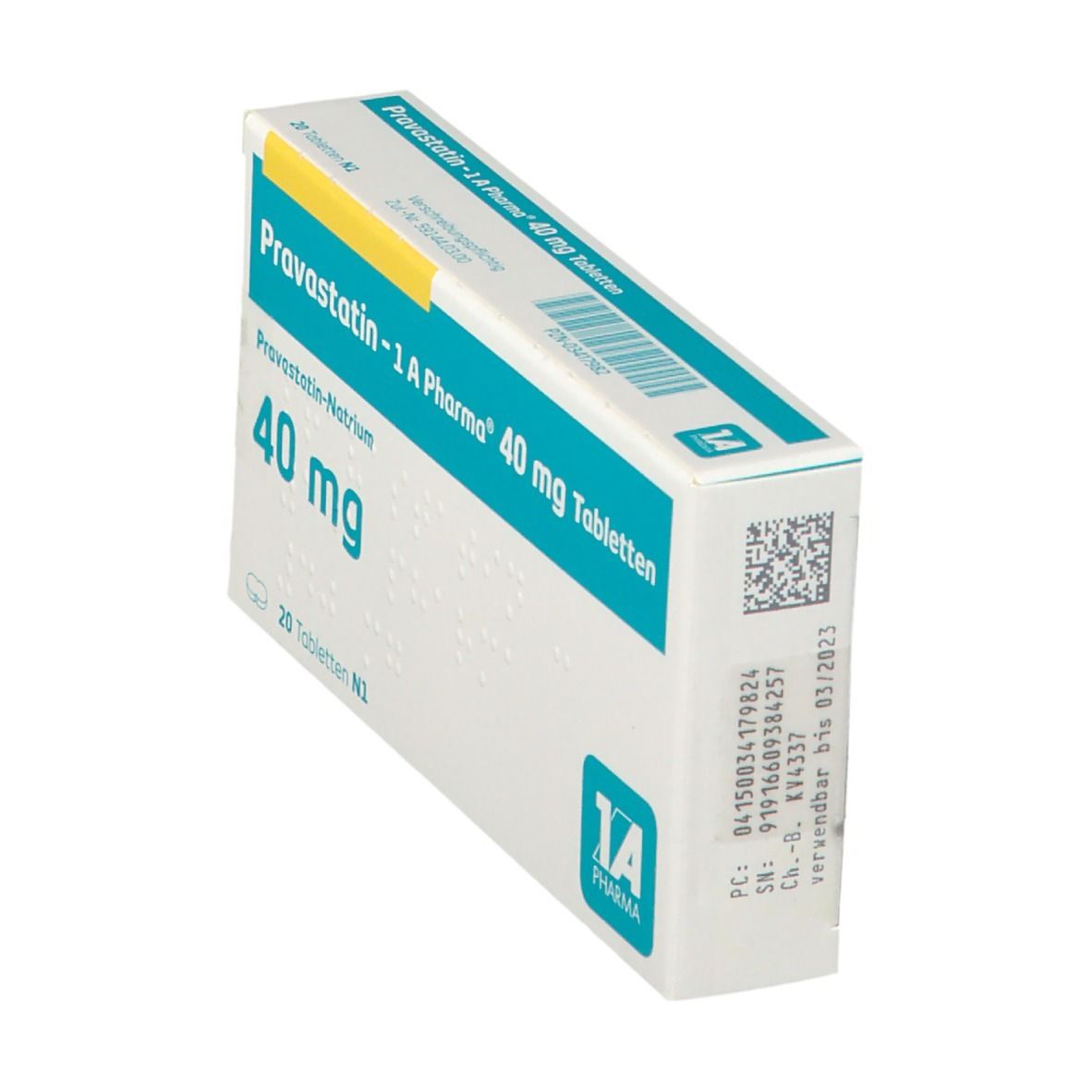 Pravastatin 1A Pharma® 40Mg