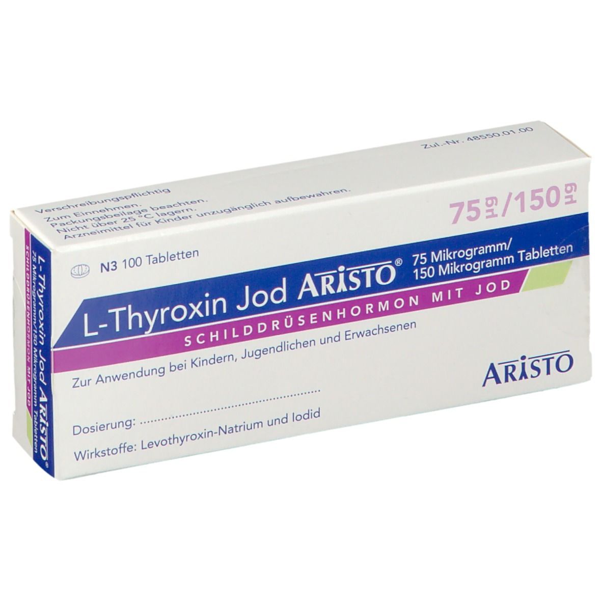 L-Thyroxin Jod Aristo® 75 µg/150 µg