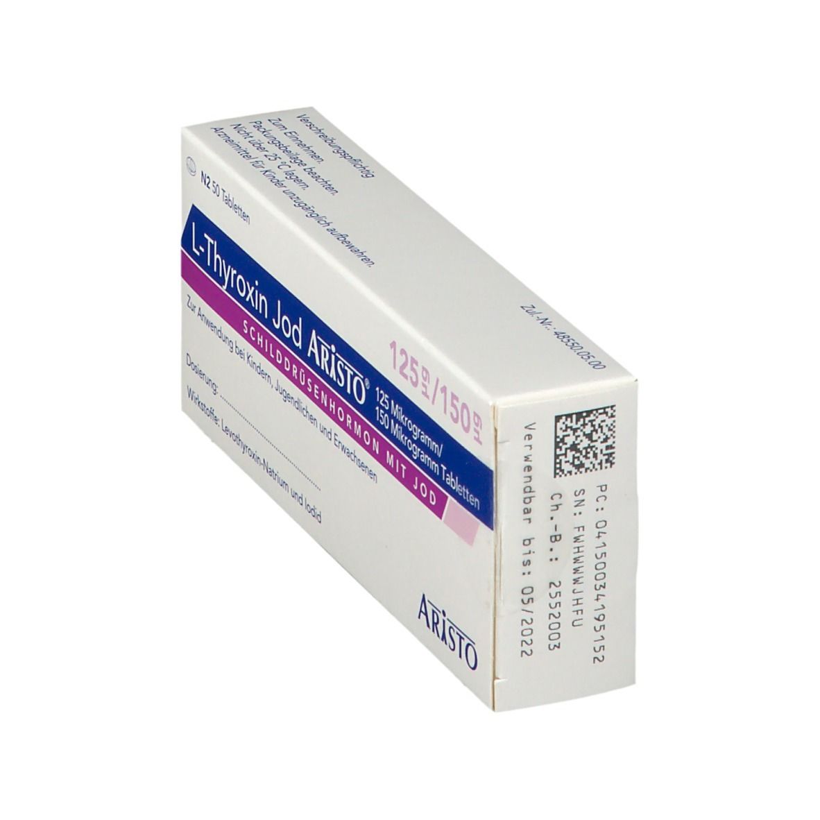 L-Thyroxin Jod Aristo® 125 µg/150 µg