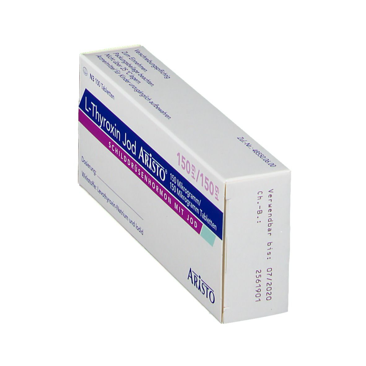 L-Thyroxin Jod Aristo® 150 µg/150 µg