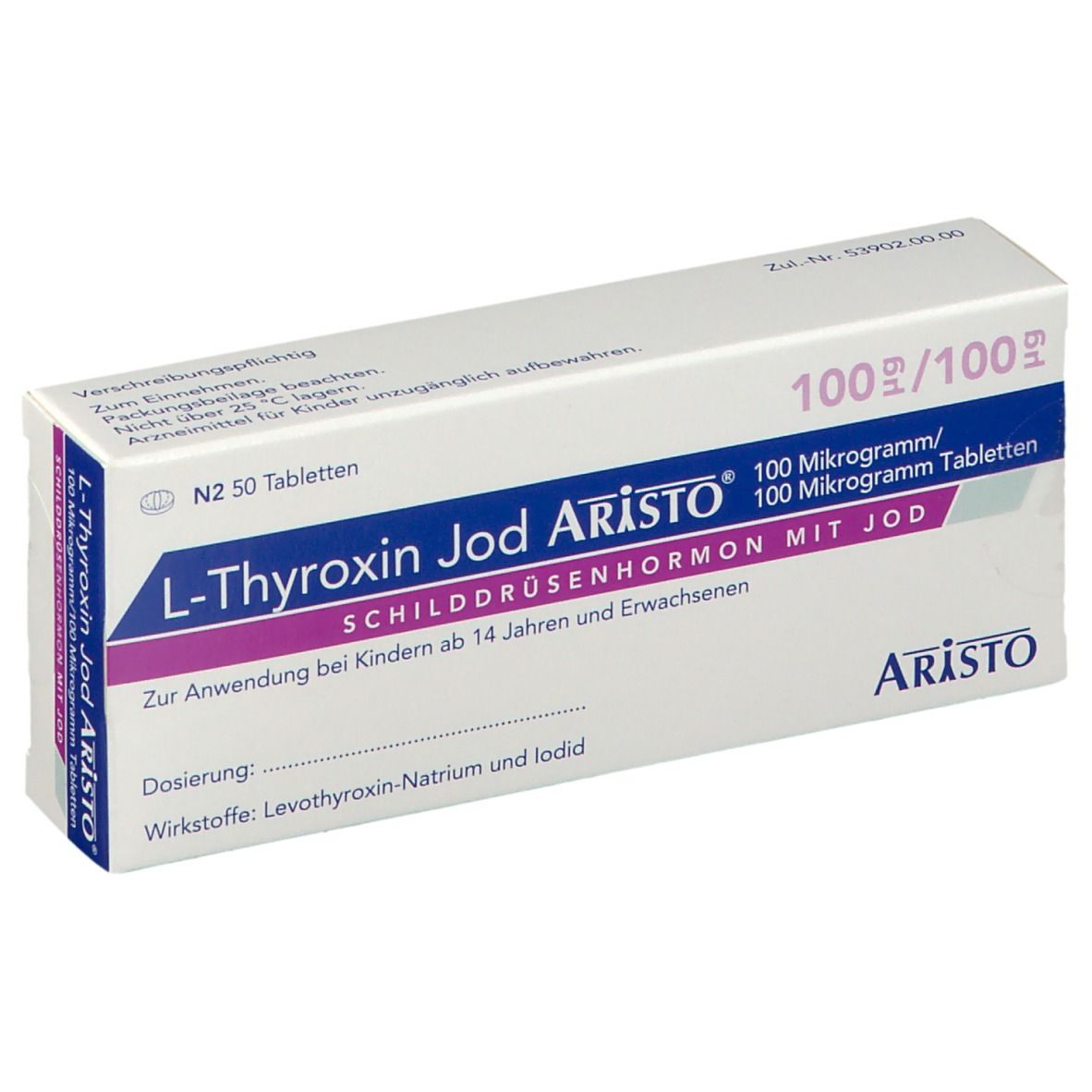 L-Thyroxin Jod Aristo 100 µg/100 µg