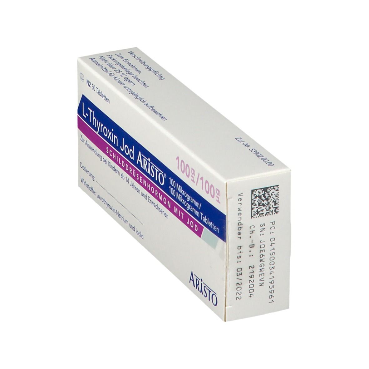 L-Thyroxin Jod Aristo 100 µg/100 µg