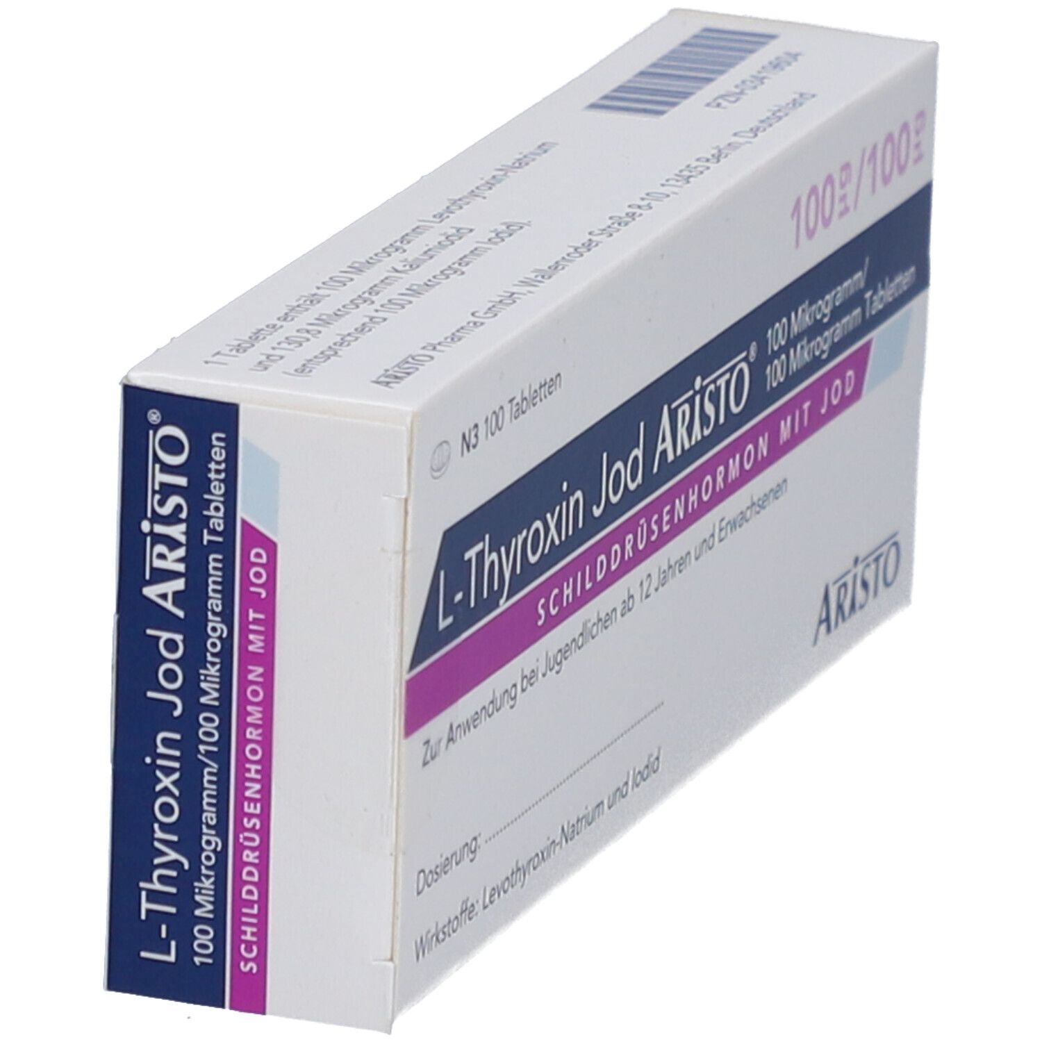 L-THYROXIN Jod Aristo 100 µg/100 µg Tabletten