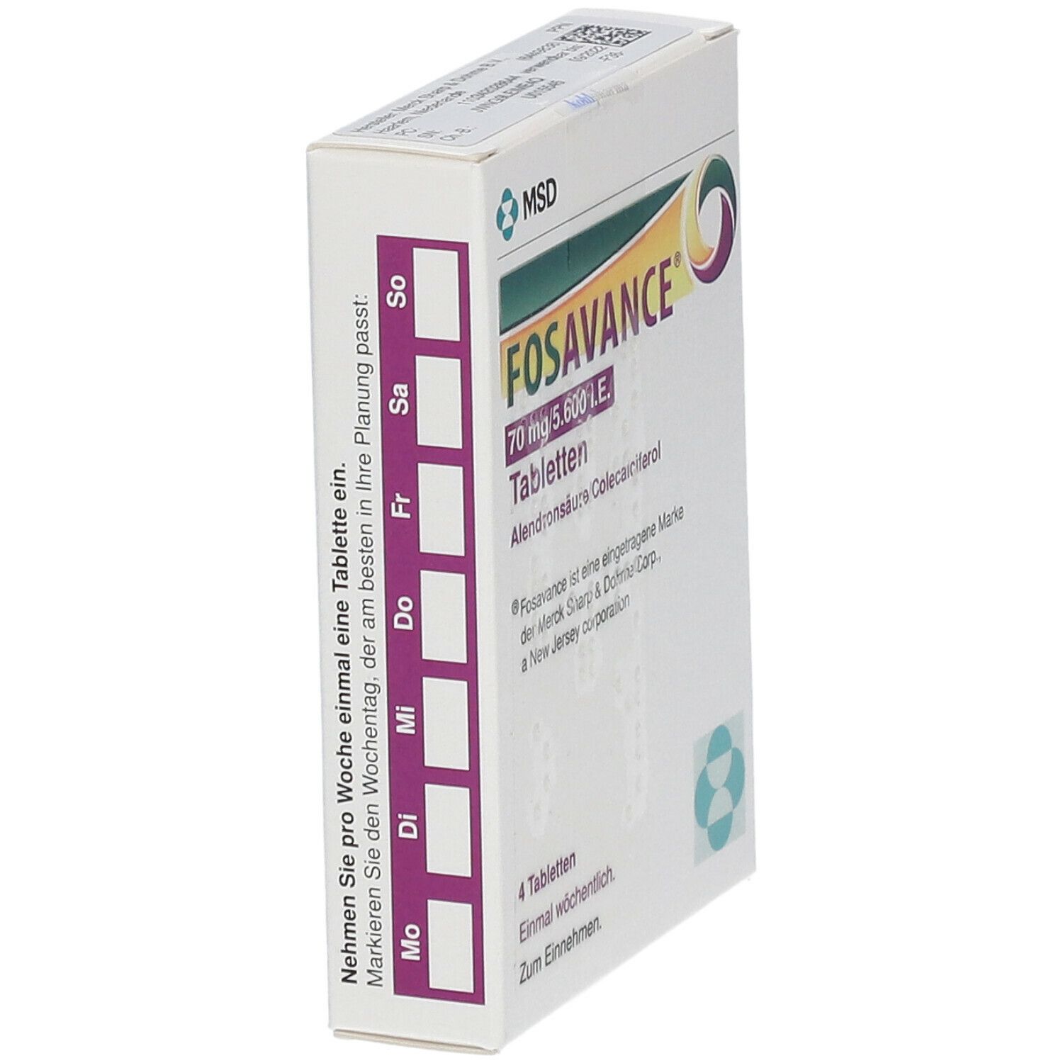 Fosavance 70 mg/5.600 I.e. Tabletten 4 St