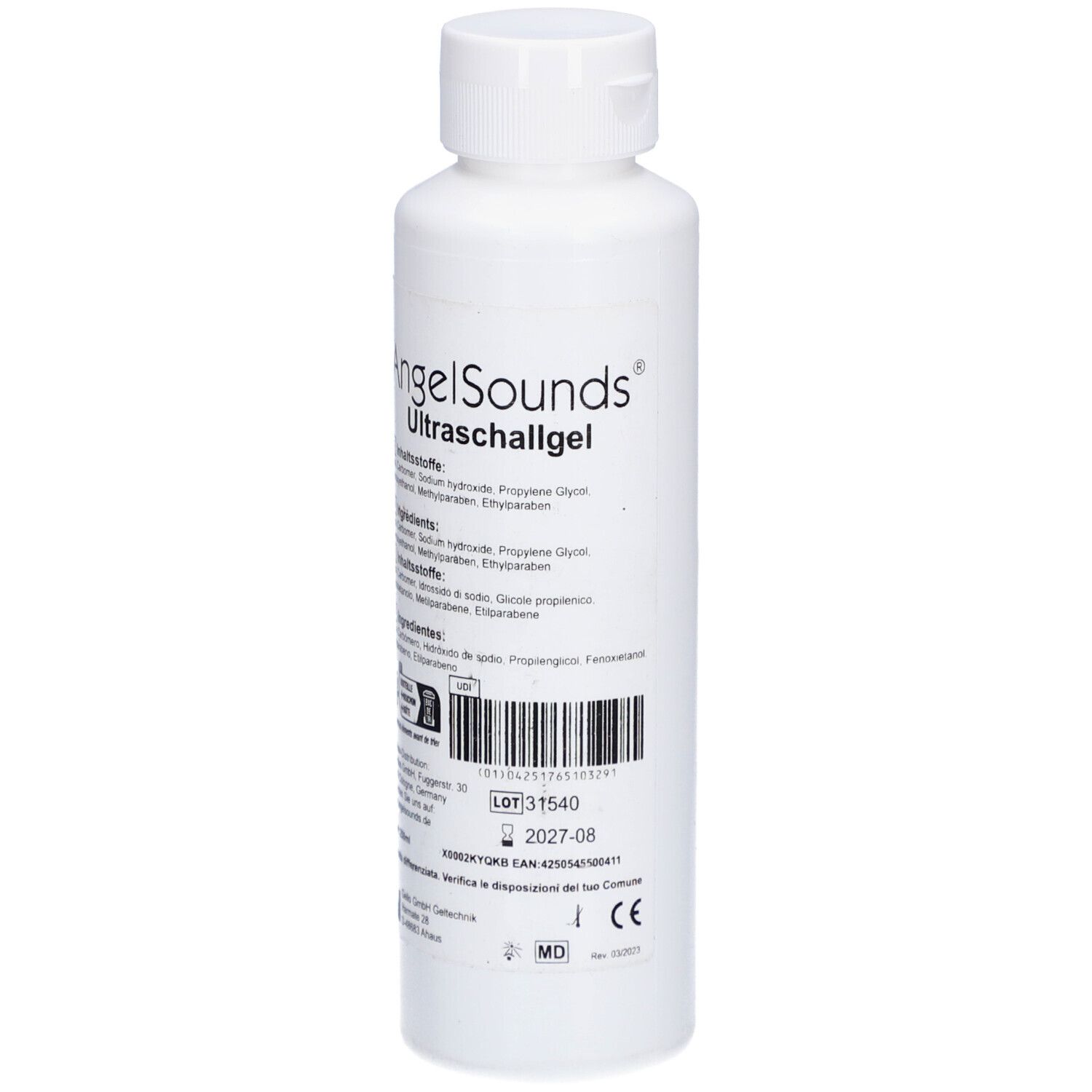 AngelSounds - Ultraschallgel - 250 ml