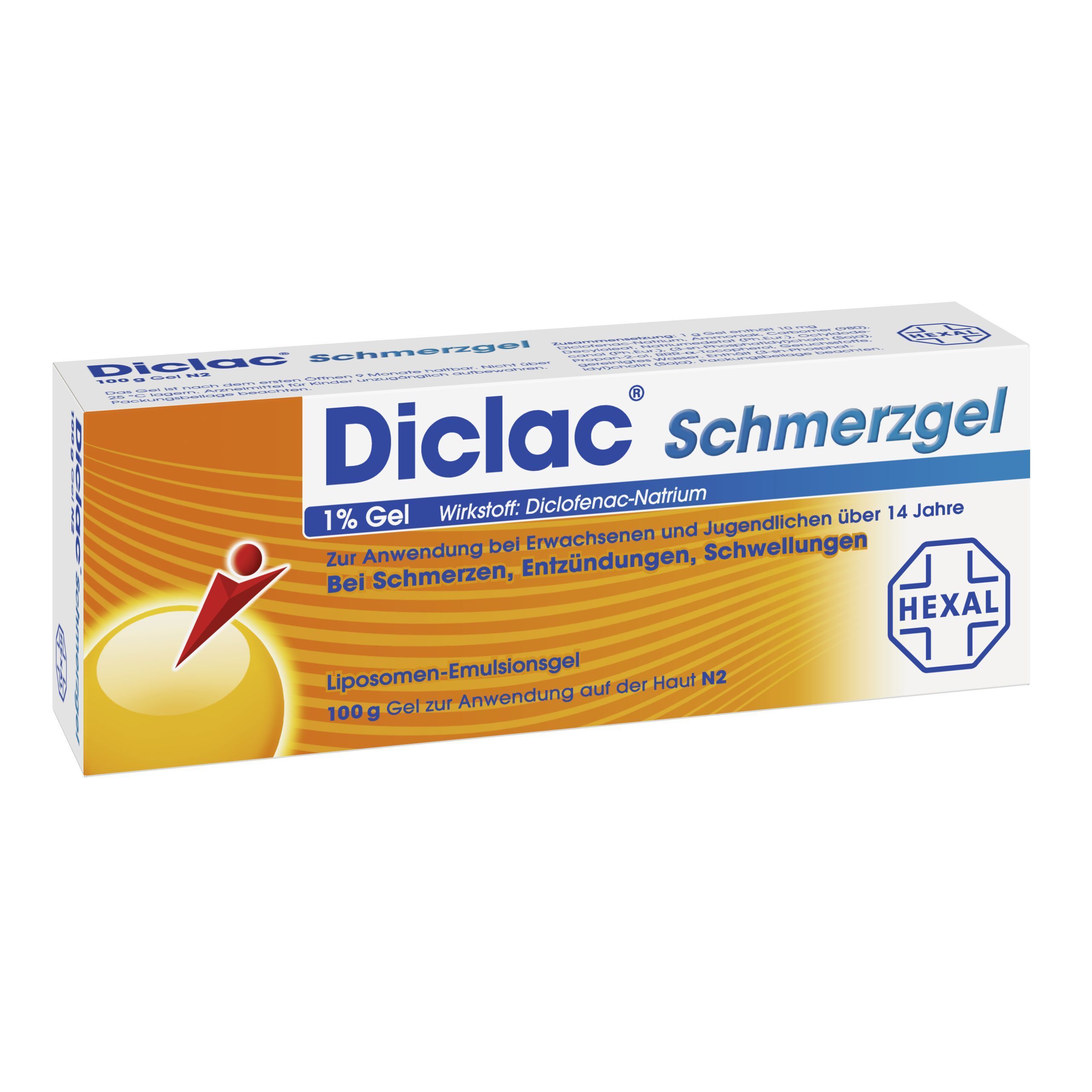 Diclac Schmerzgel 1% 100 g Gel