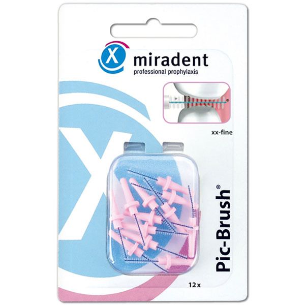 miradent Pic-Brush® Ersatz-Interdentalbürsten pink xx-fine 1,6 mm
