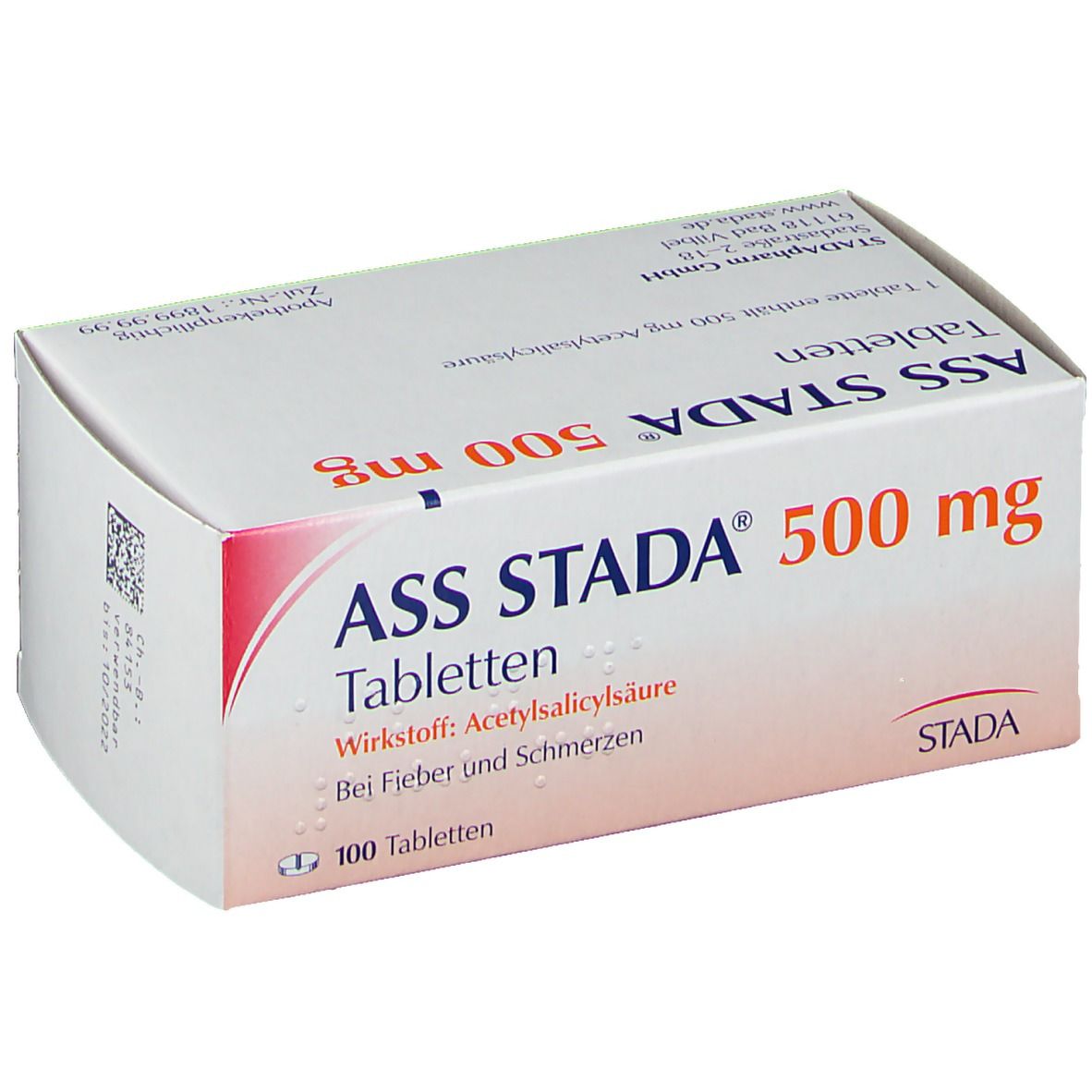 ASS STADA® 500 mg Acetylsalicylsäure Tabletten