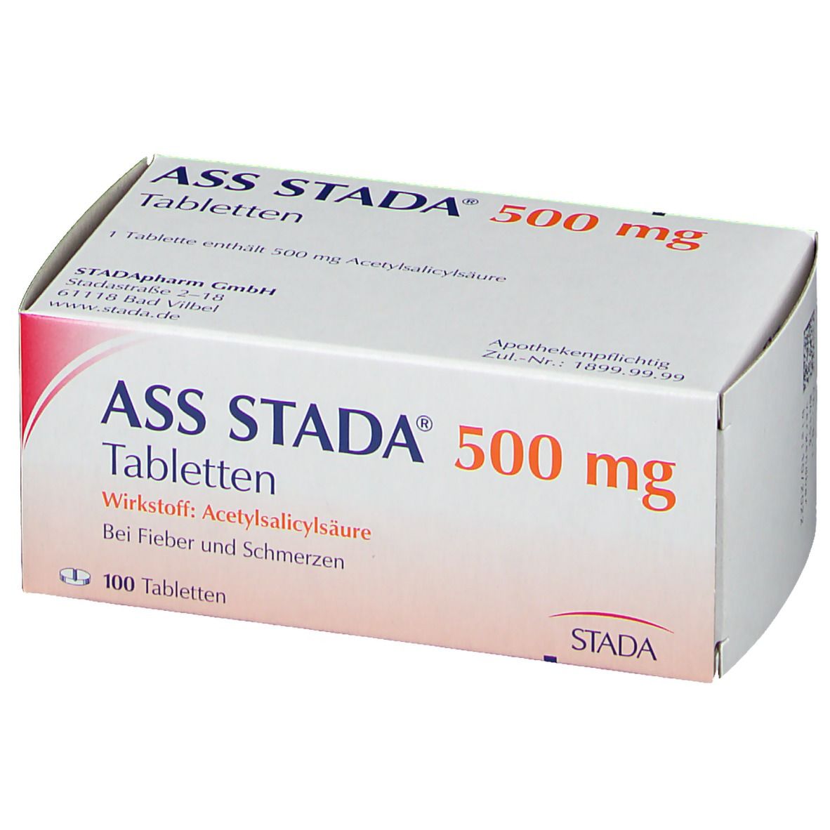 ASS STADA® 500 mg Acetylsalicylsäure Tabletten