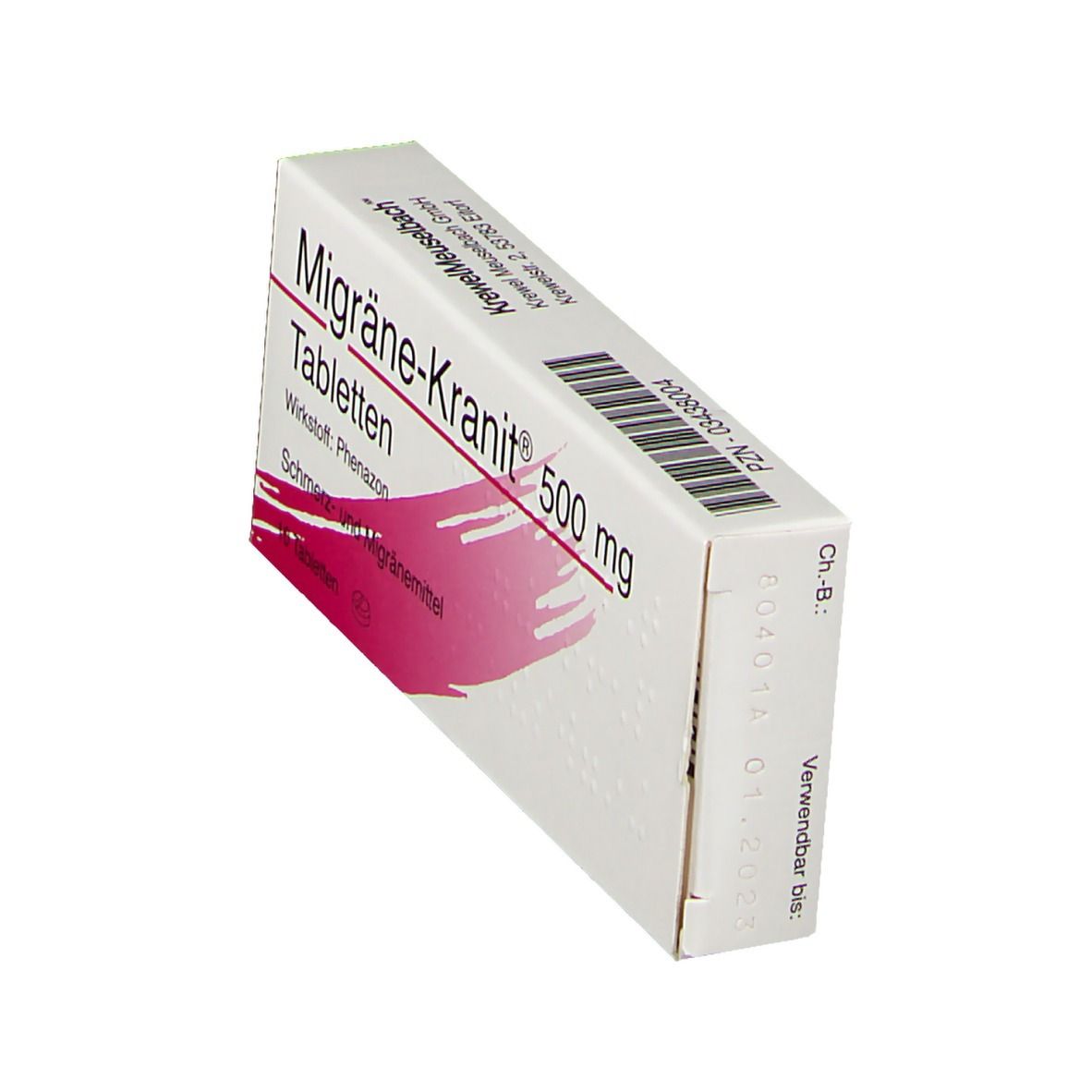 Migräne-Kranit® 500 mg Tabletten