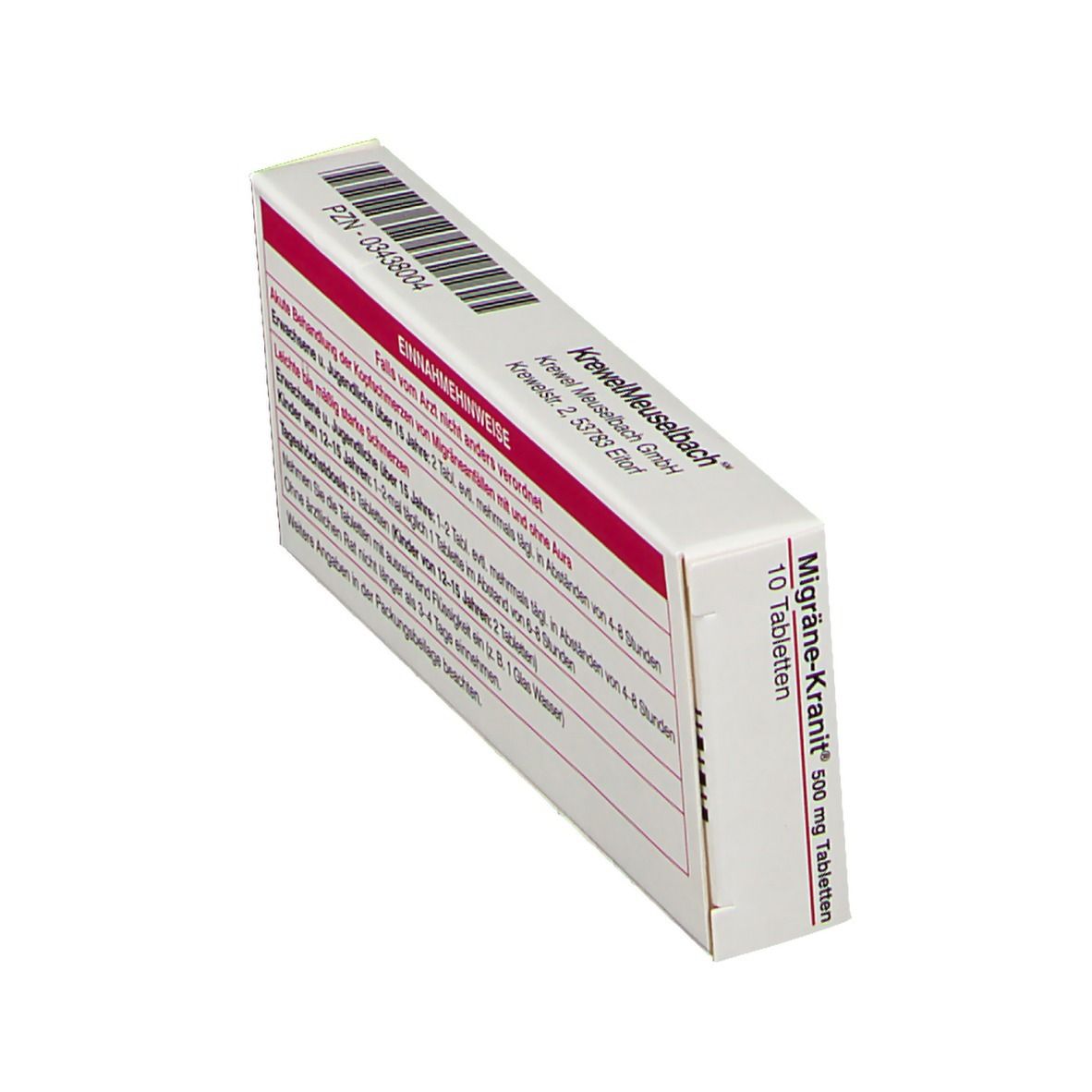 Migräne-Kranit® 500 mg Tabletten