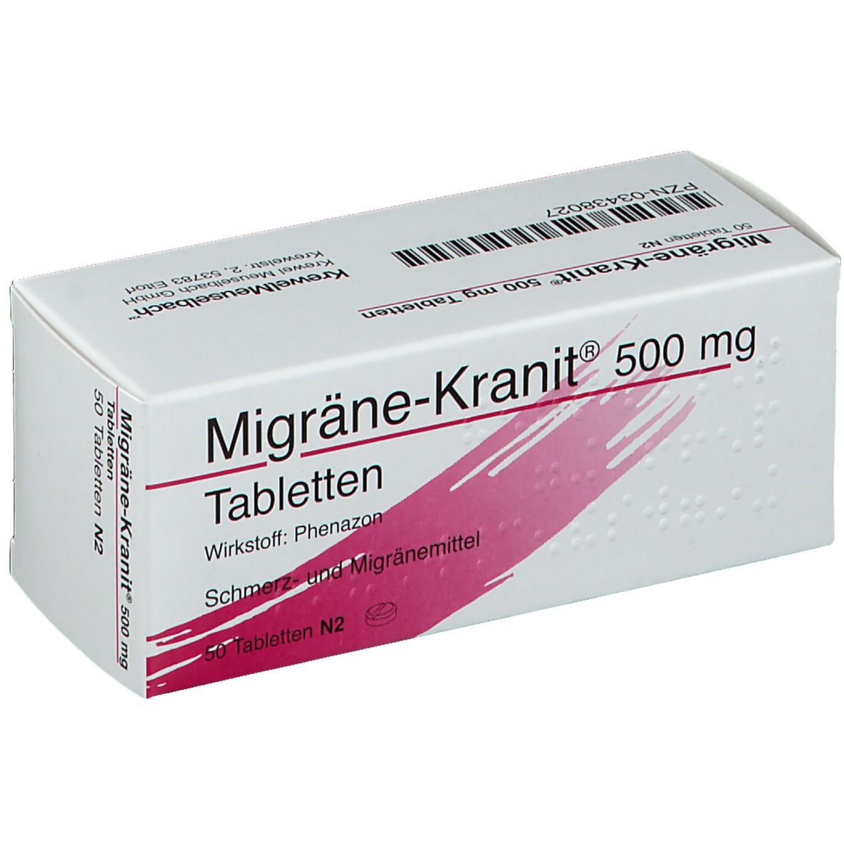 Migräne-Kranit® 500 mg Tabletten