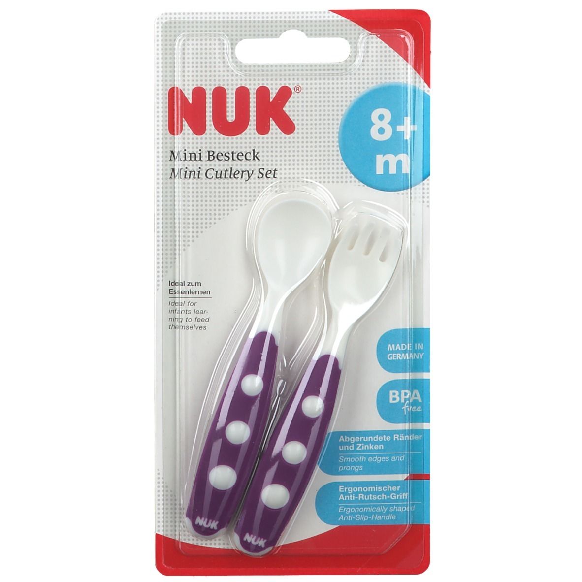 NUK® Easy Learning Mini Besteck (Farbe nicht wählbar)