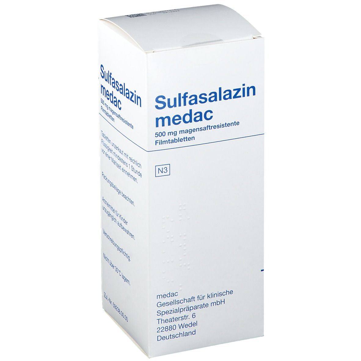 Sulfasalazin medac 500 mg