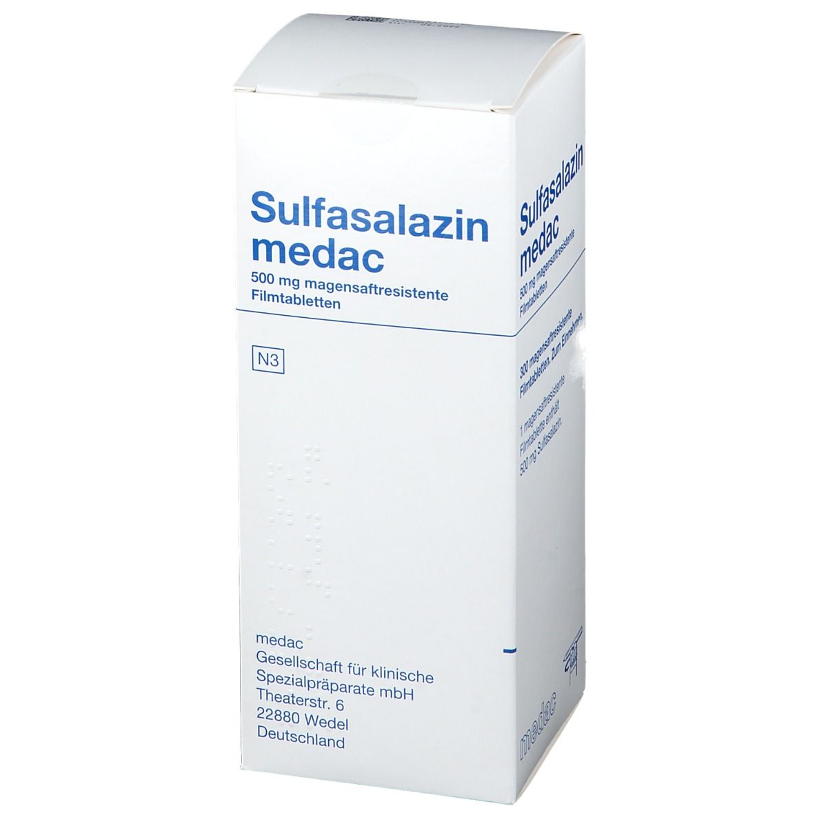 Sulfasalazin medac 500 mg