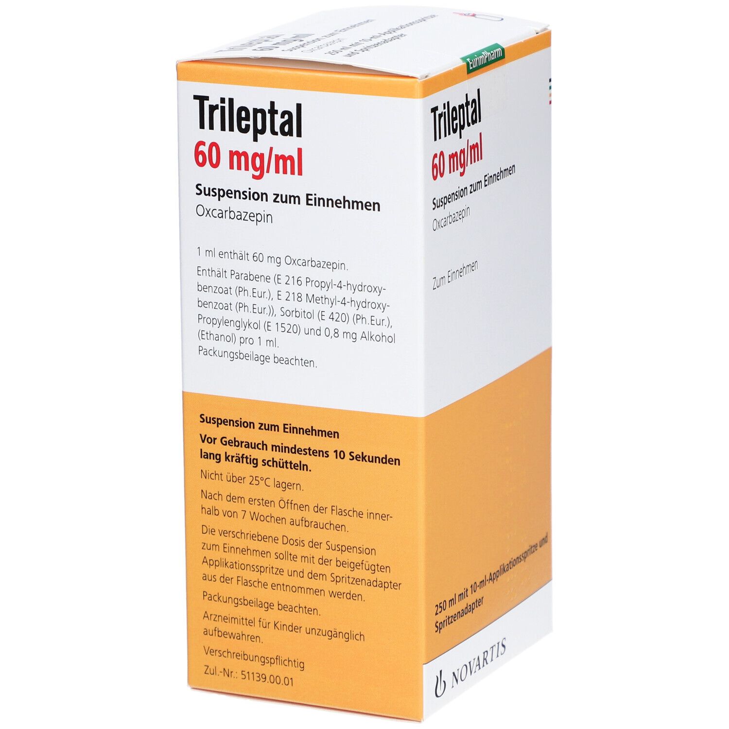 Trileptal 60 mg/ml Suspension zum Einnehmen 250 ml