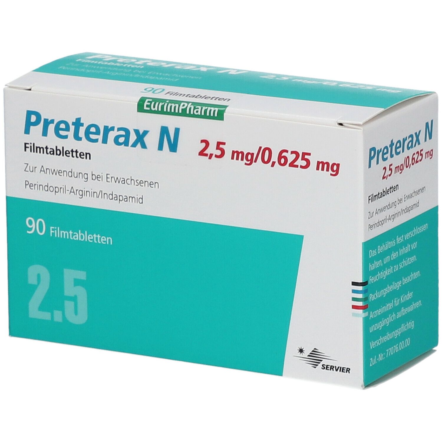 Preterax N 2,5 mg/0,625 mg