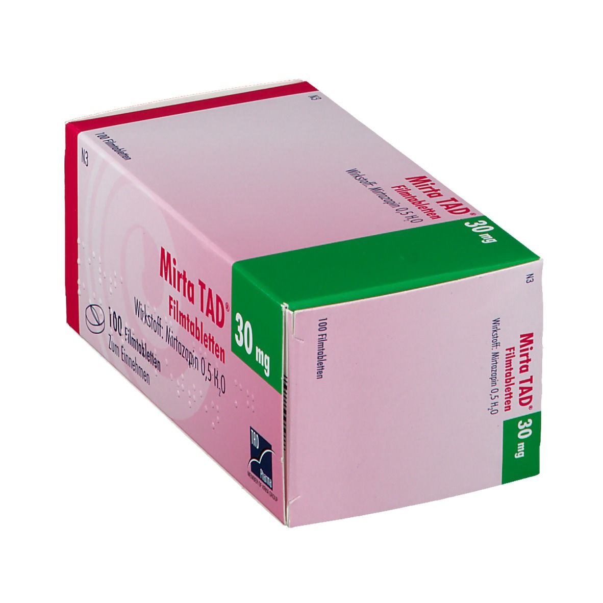 Mirta TAD 30 mg Filmtabletten 100 St