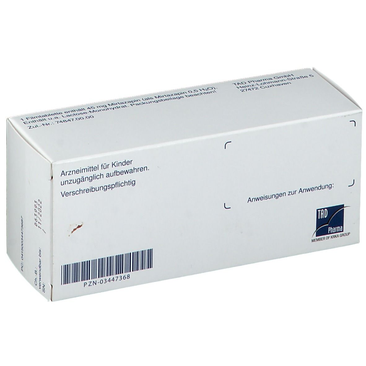 Mirta TAD® 45 mg