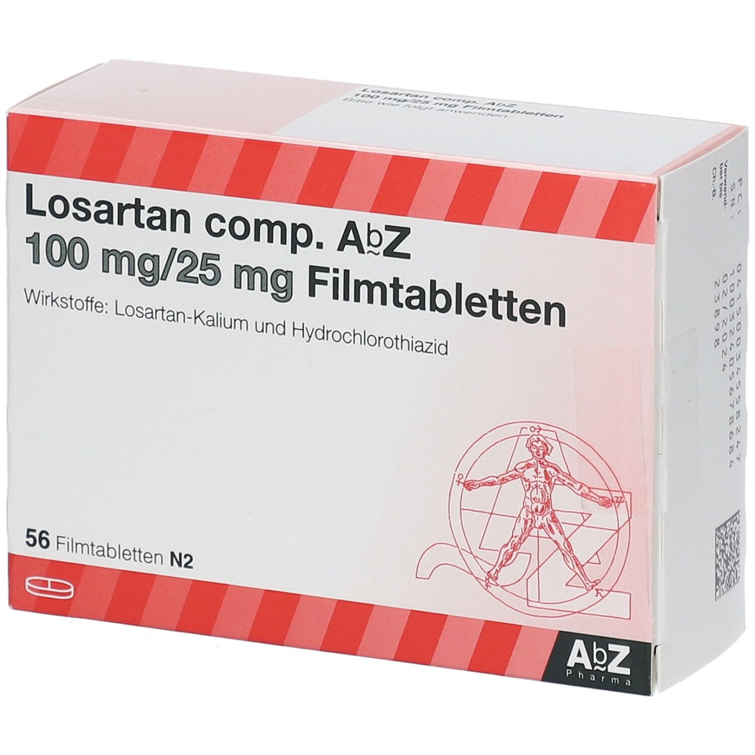 Losartan comp. AbZ 100/25 mg Filmtabletten 56 St