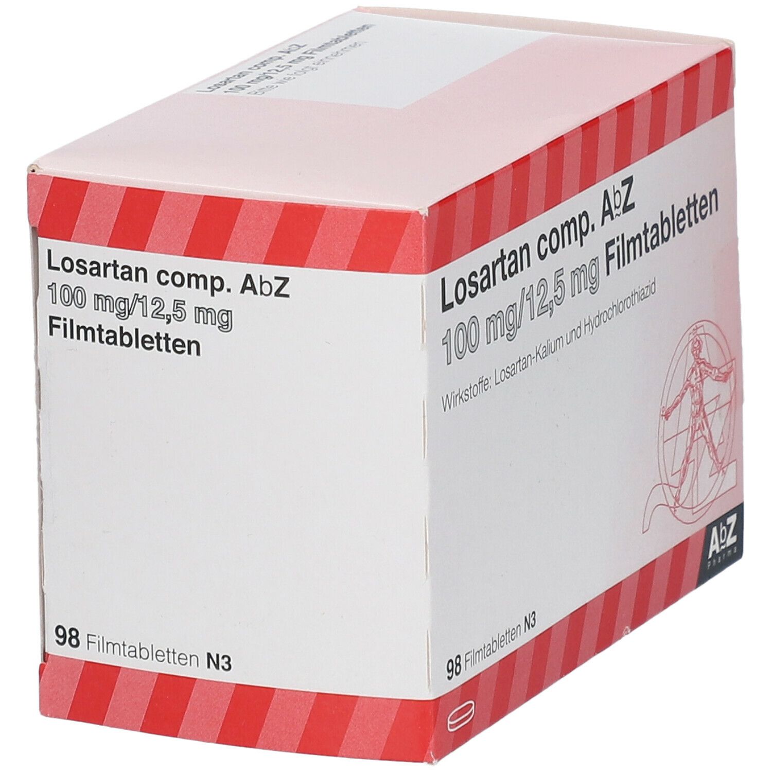 Losartan comp. AbZ 100/12,5 mg Filmtabletten 98 St