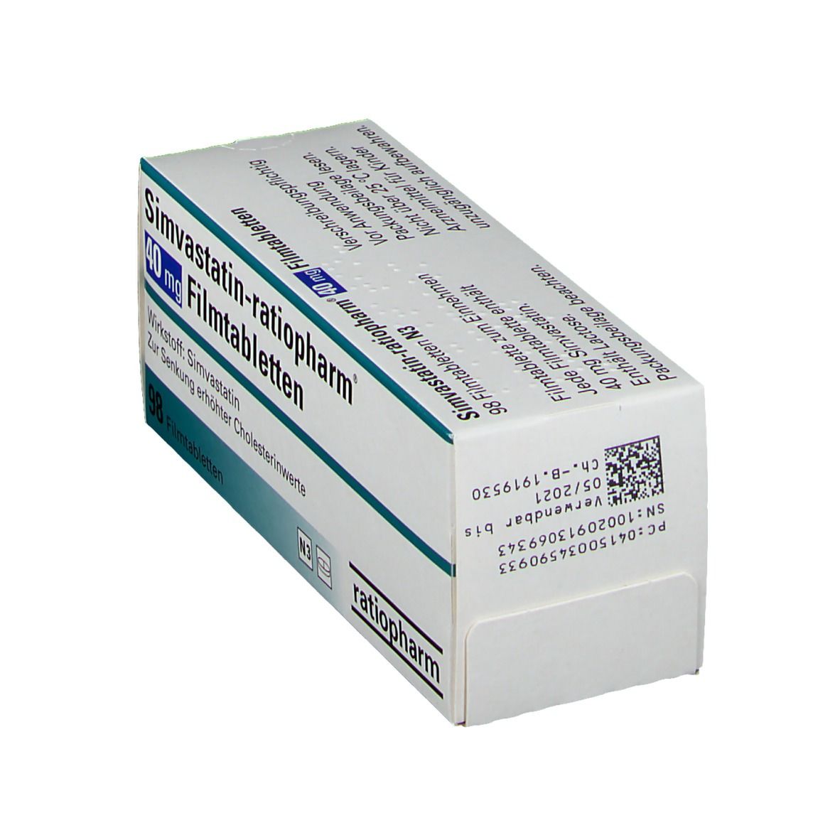 Simvastatin-ratiopharm® 40 mg
