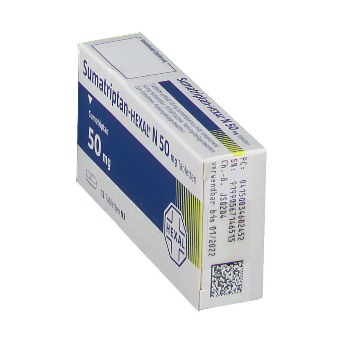 Sumatriptan-HEXAL® N 50 mg