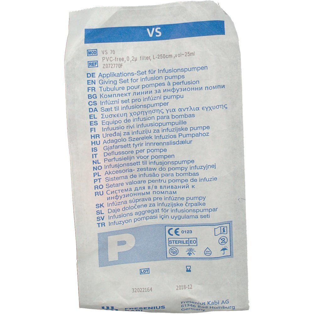 VS70 Filter für Infudrop® Air mit 0,22 µ Filter