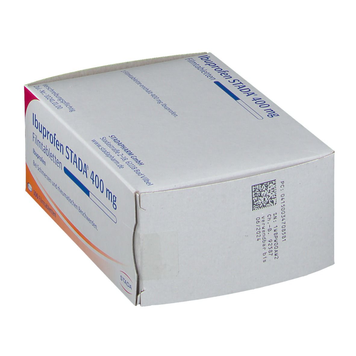 Ibuprofen Stada 400 mg Filmtabletten 100 St