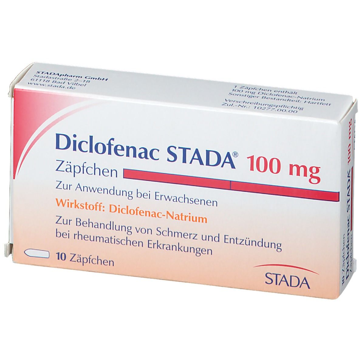 Diclofenac STADA® 100 mg Zäpfchen